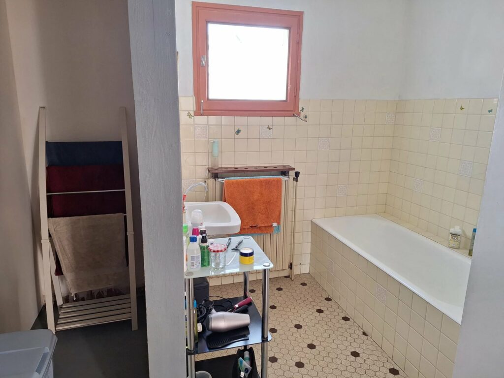 Grande maison individuelle avec terrain et garages