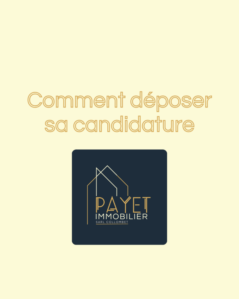 Déposer sa candidature (1)